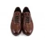 Buty męskie Pilpol Prato PW180 B316 Brązowe Półbuty Casual