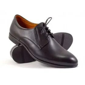 buty męskie Pilpol 1746 C60 Czarne Derby Wyższa Tęgość