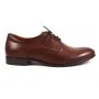 buty męskie Pilpol 1746 B316 Brązowe Derby Wyższa Tęgość