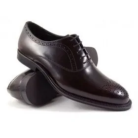 buty męskie Pilpol Prato PW161 K339 Bordo Brogsy-Derby