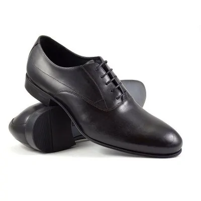 buty męskie Pilpol Prato PW051 C1 Czarne Oxfordy
