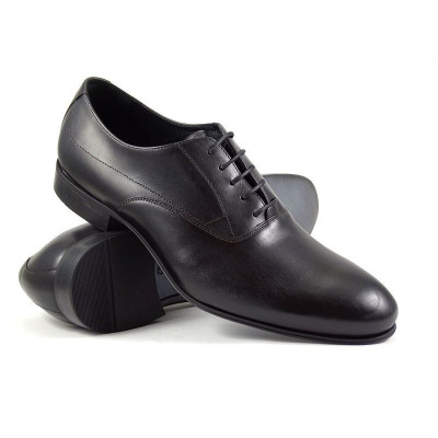 buty męskie Pilpol Prato PW051 C1 Czarne Oxfordy obuwie męskie
