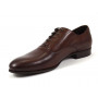 buty męskie Pilpol Prato PW051 B203 Brązowe Oxfordy obuwie
