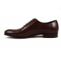 buty męskie Pilpol Prato PW051 B203 Brązowe Oxfordy obuwie