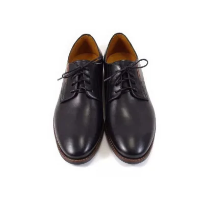 Półbuty czarne casual – męskie półbuty skórzane