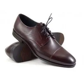 buty męskie Pilpol 1750 K218 Burgundowe Derby