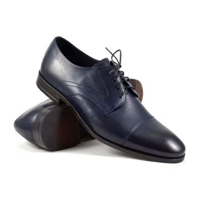 buty męskie Pilpol 1750 K303 Granatowe Derby