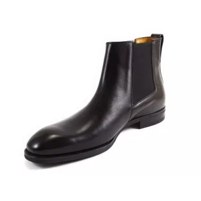 Sztyblety czarne – męskie sztyblety skórzane premium Sztyblety czarne – męskie sztyblety skórzane premium