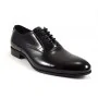 buty męskie Pilpol Prato PW051 LC Czarne Lakierowane Oxfordy