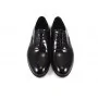 buty męskie Pilpol Prato PW051 LC Czarne Lakierowane Oxfordy