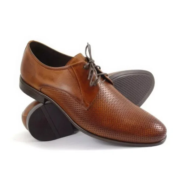 Derby Ażurowe Koniakowe Pilpol 1739