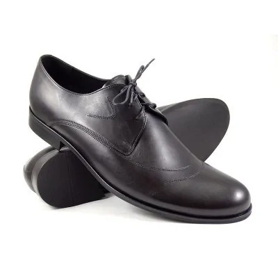 buty męskie Pilpol 637 C121 Czarne Derby