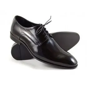 buty męskie Pilpol 1480 LC Czarne Lakierki Derby