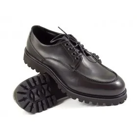 buty męskie Pilpol Prato PW184 C234 Czarne Półbuty Casual