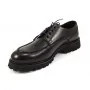 Buty męskie Pilpol Prato PW184 C234 Czarne Półbuty Casual