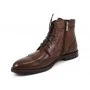 buty męskie Pilpol Prato PW6037 M250 Brązowe Trzewiki Brogs na