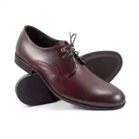 buty męskie Pilpol 1751 R311 Burgundowe Derby