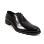 buty męskie Pilpol Prato PW046 LC Czarne Lakierowane Oxfordy