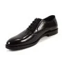 buty męskie Pilpol Prato PW046 LC Czarne Lakierowane Oxfordy