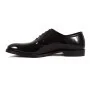 buty męskie Pilpol Prato PW046 LC Czarne Lakierowane Oxfordy