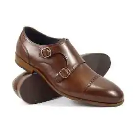 buty męskie Pilpol Prato PW187 B203 Brązowe Monki