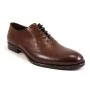 buty męskie Pilpol Prato PW046 B203 Brązowe Oxfordy