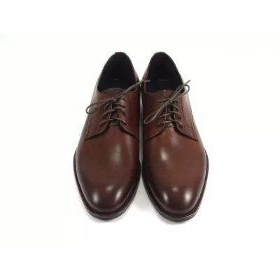 Brązowe Derby Męskie Premium – Pilpol Prato PW139