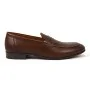 buty męskie Pilpol Prato PW201 B316 Brązowe Penny Loafers