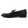 buty męskie Pilpol Prato PW202 C267 Czarne Penny Loafers