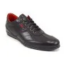 Buty męskie Pilpol 1411 C12 Czarne Półbuty Casual