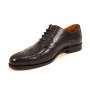 buty męskie Pilpol Prato PW111 C1 Czarne Brogsy na Skórzanej