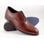 Buty męskie Pilpol Prato PW022 M261 Brązowe Oxfordy