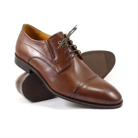 buty męskie Pilpol Prato PW209 B203 Brązowe Derby