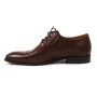 buty męskie Pilpol Prato PW209 B203 Brązowe Derby