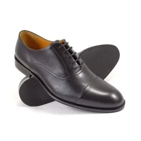 buty męskie Pilpol Prato PW211 C1 Czarne Oxfordy