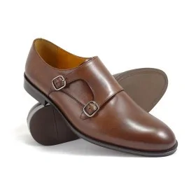 buty męskie Pilpol Prato PW212 B203 Brązowe Monki