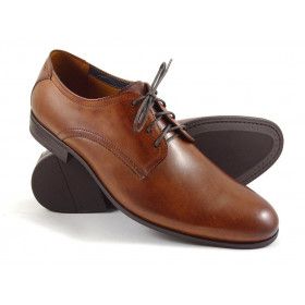 Buty męskie Pilpol Prato PC010 B158 Brązowe Derby