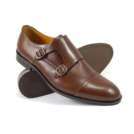 buty męskie Pilpol Prato PW220 B203 Brązowe Monki
