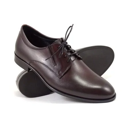buty męskie Pilpol Prato PW165 K189 Burgundowe Derby