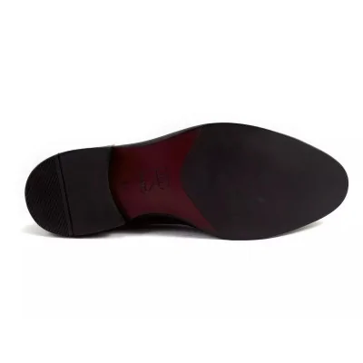 Brogsy Burgundowe Pilpol Prato PW081 – derby brogsy premium