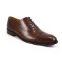 buty męskie Pilpol Prato PW211 B203 Brązowe Oxfordy