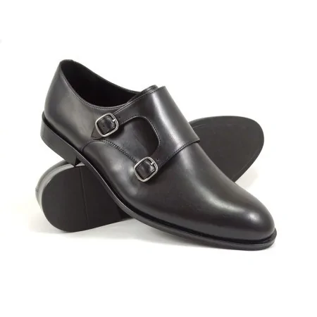 buty męskie Pilpol Prato PW212 C1 Czarne Monki