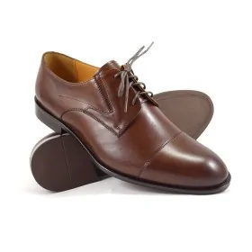 buty męskie Pilpol Prato PW213 B203 Brązowe Derby