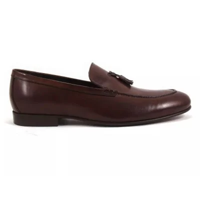 Eleganckie loafersy orzechowe męskie – Pilpol PW056