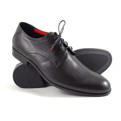 buty męskie Pilpol Prato PC010 C121 Czarne Derby