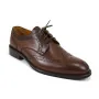 buty męskie Pilpol Prato PW217 B203 Brązowe Brogsy-Derby
