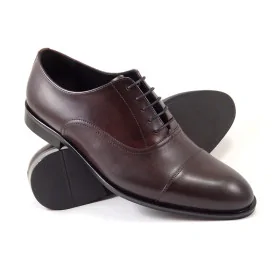 buty męskie Pilpol Prato PW211 K189 Burgundowe Oxfordy