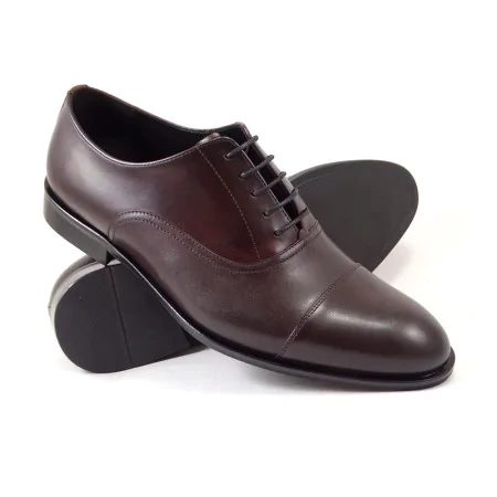 buty męskie Pilpol Prato PW211 K189 Burgundowe Oxfordy
