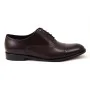 buty męskie Pilpol Prato PW211 K189 Burgundowe Oxfordy