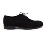 buty męskie Pilpol Prato PW218 BC207 Czarne Zamszowe Derby